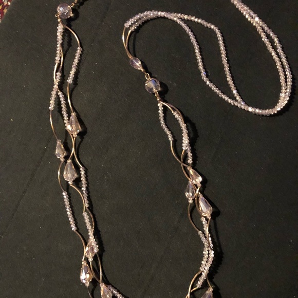 Long Necklace - Rose Gold Colour - Picture 1 of 3
